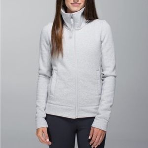 Lululemon En Route Zip-up Heather Grey